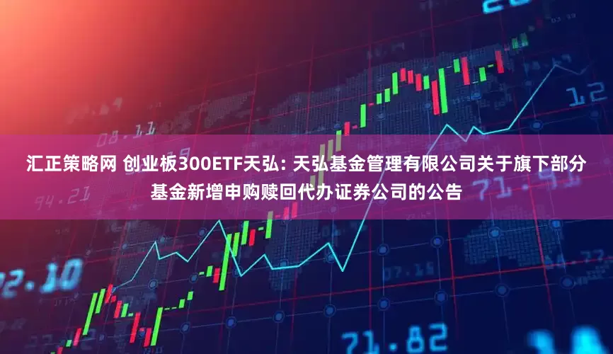 汇正策略网 创业板300ETF天弘: 天弘基金管理有限公司关于旗下部分基金新增申购赎回代办证券公司的公告